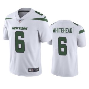 Jordan Whitehead New York Jets White Vapor Limited Jersey