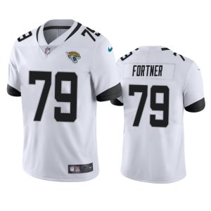 Luke Fortner Jacksonville Jaguars White Vapor Limited Jersey