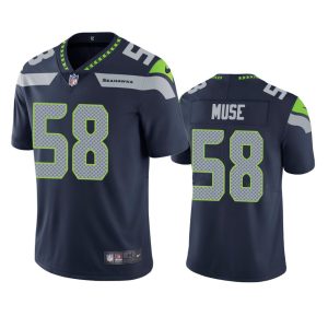 Tanner Muse Seattle Seahawks Navy Vapor Limited Jersey