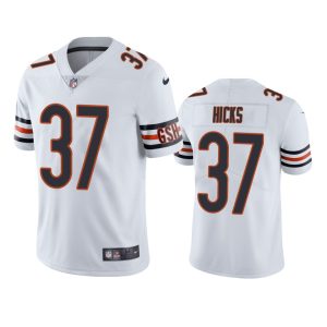 Elijah Hicks Chicago Bears White Vapor Limited Jersey