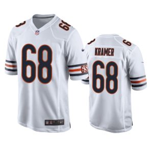 Doug Kramer Chicago Bears White Game Jersey