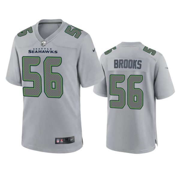 Jordyn Brooks Seattle Seahawks Gray Atmosphere Fashion Game Jersey