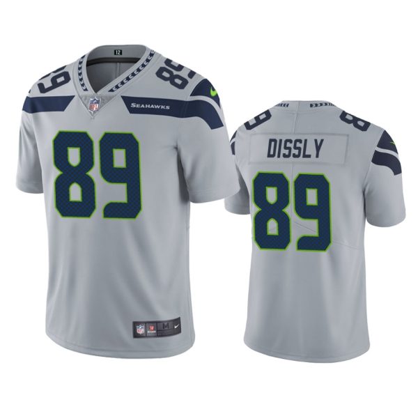 Will Dissly Seattle Seahawks Gray Vapor Limited Jersey