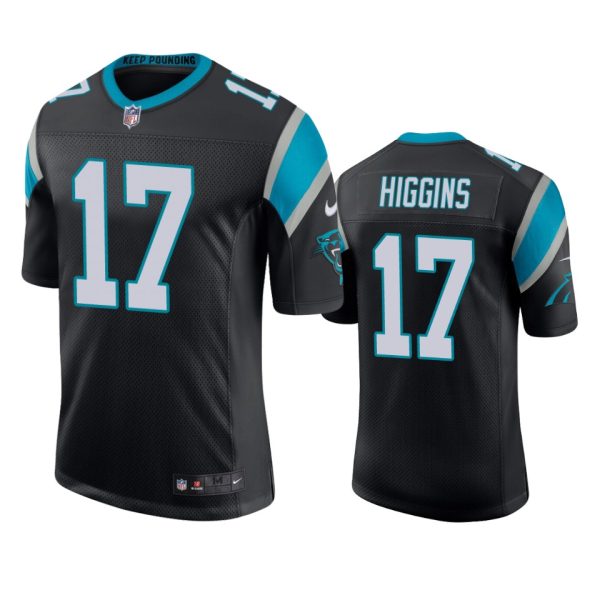 Rashard Higgins Carolina Panthers Black Vapor Limited Jersey