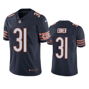 Trestan Ebner Chicago Bears Navy Vapor Limited Jersey