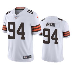 Alex Wright Cleveland Browns White Vapor Limited Jersey