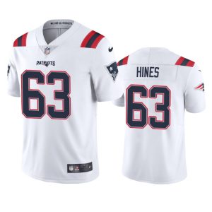 Chasen Hines New England Patriots White Vapor Limited Jersey