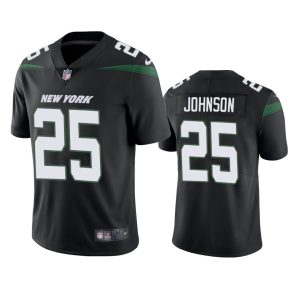 Ty Johnson New York Jets Black Vapor Limited Jersey