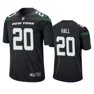 Breece Hall New York Jets Black Game Jersey