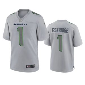 D'Wayne Eskridge Seattle Seahawks Gray Atmosphere Fashion Game Jersey