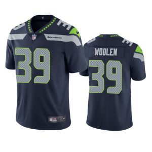 Tariq Woolen Seattle Seahawks Navy Vapor Limited Jersey