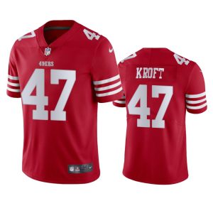 Tyler Kroft San Francisco 49ers Scarlet Vapor Limited Jersey