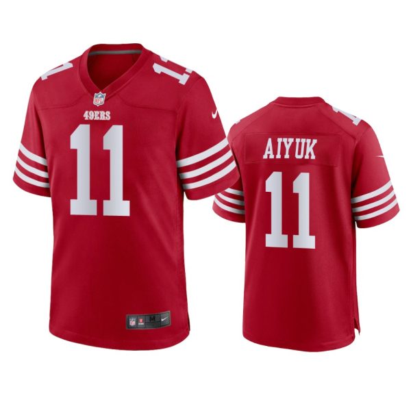 Brandon Aiyuk San Francisco 49ers Scarlet Game Jersey