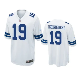 Noah Igbinoghene Dallas Cowboys White Game Jersey