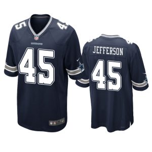 Malik Jefferson Dallas Cowboys Navy Game Jersey