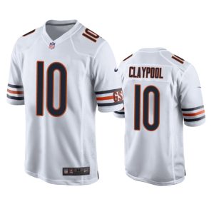 Chase Claypool Chicago Bears White Game Jersey