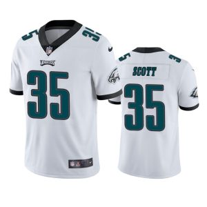 Boston Scott Philadelphia Eagles White Vapor Limited Jersey