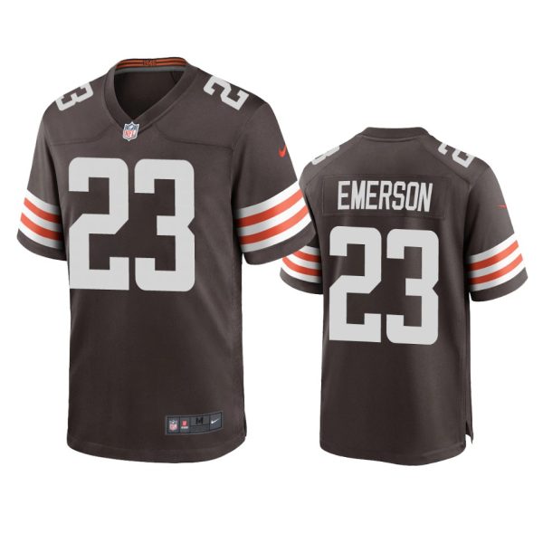Martin Emerson Cleveland Browns Brown Game Jersey