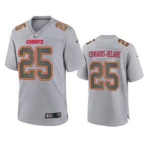 Clyde Edwards-Helaire Kansas City Chiefs Gray Atmosphere Fashion Game Jersey