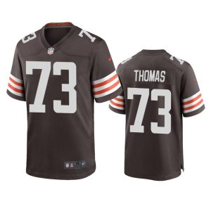 Joe Thomas Cleveland Browns Brown Game Jersey