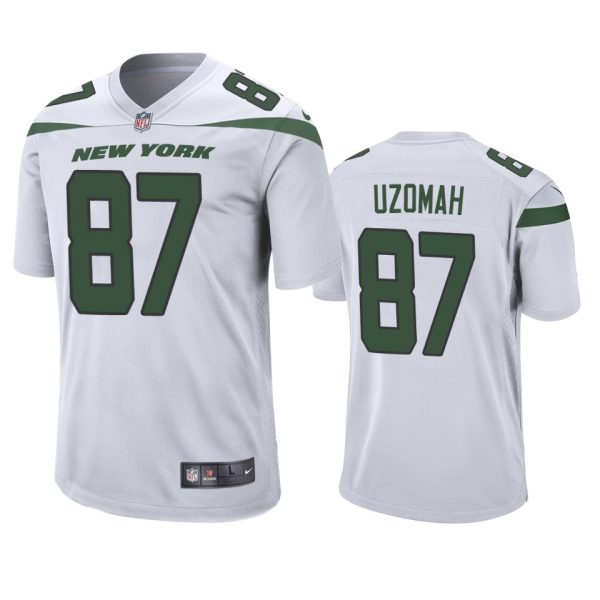 C.J. Uzomah New York Jets White Game Jersey