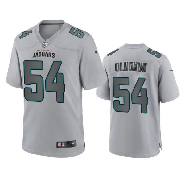 Foyesade Oluokun Jacksonville Jaguars Gray Atmosphere Fashion Game Jersey