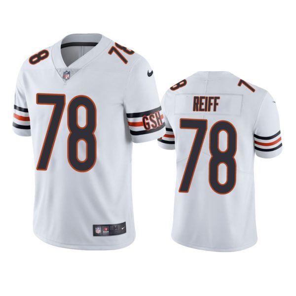 Riley Reiff Chicago Bears White Vapor Limited Jersey