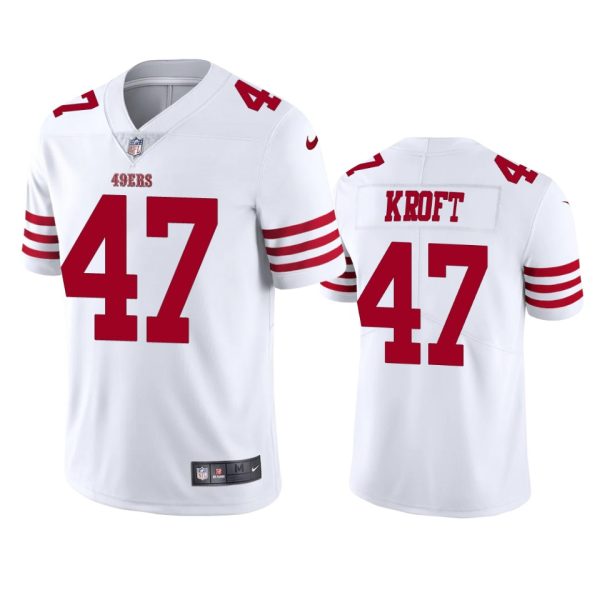 Tyler Kroft San Francisco 49ers White Vapor Limited Jersey