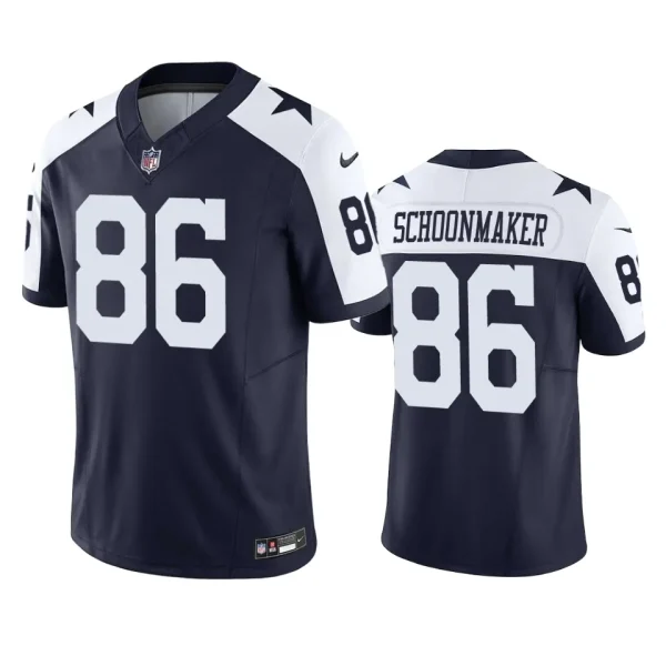 Luke Schoonmaker Dallas Cowboys Navy Vapor F.U.S.E. Limited Jersey