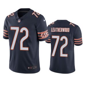 Alex Leatherwood Chicago Bears Navy Vapor Limited Jersey