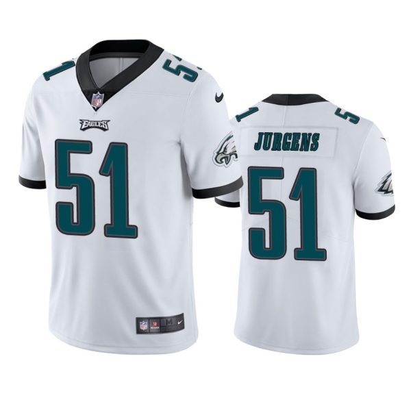 Cam Jurgens Philadelphia Eagles White Vapor Limited Jersey