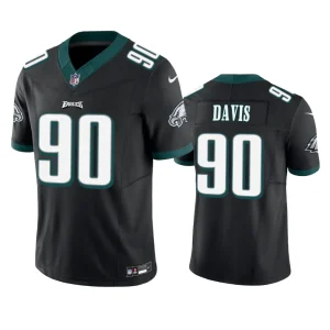 Jordan Davis Philadelphia Eagles Black Vapor F.U.S.E. Limited Jersey