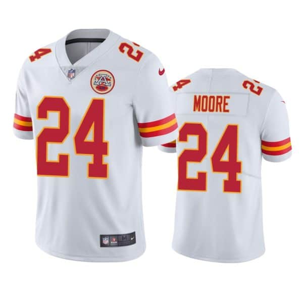 Skyy Moore Kansas City Chiefs White Vapor Limited Jersey