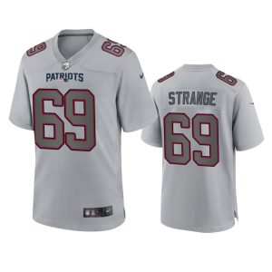 Cole Strange New England Patriots Gray Atmosphere Fashion Game Jersey