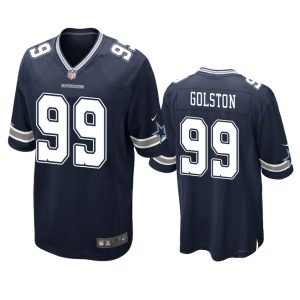 Chauncey Golston Dallas Cowboys Navy Game Jersey
