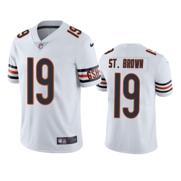 Equanimeous St. Brown Chicago Bears White Vapor Limited Jersey