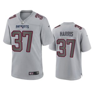 Damien Harris New England Patriots Gray Atmosphere Fashion Game Jersey