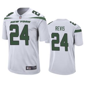 Darrelle Revis New York Jets White Game Jersey