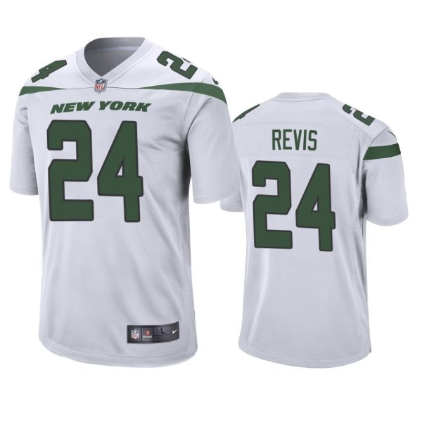 Darrelle Revis New York Jets White Game Jersey