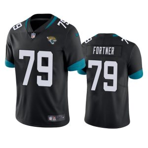 Luke Fortner Jacksonville Jaguars Black Vapor Limited Jersey