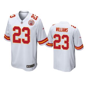 Joshua Williams Kansas City Chiefs White Game Jersey