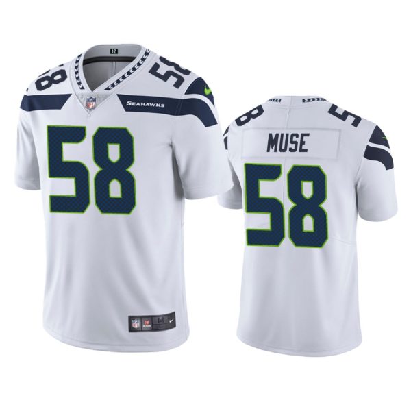 Tanner Muse Seattle Seahawks White Vapor Limited Jersey