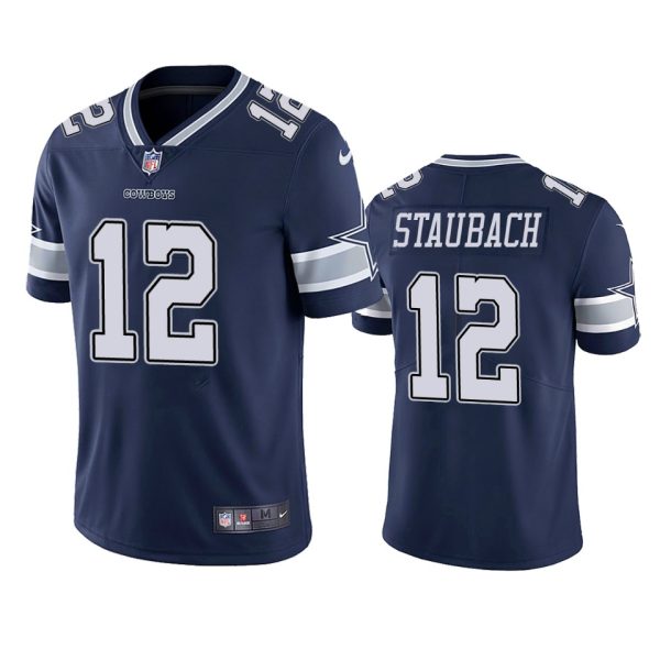 Roger Staubach Dallas Cowboys Navy Vapor Limited Jersey