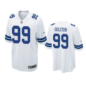 Chauncey Golston Dallas Cowboys White Game Jersey