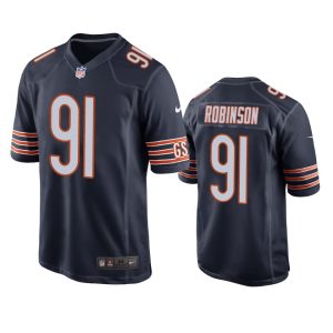 Dominique Robinson Chicago Bears Navy Game Jersey