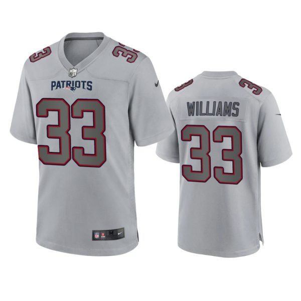 Joejuan Williams New England Patriots Gray Atmosphere Fashion Game Jersey