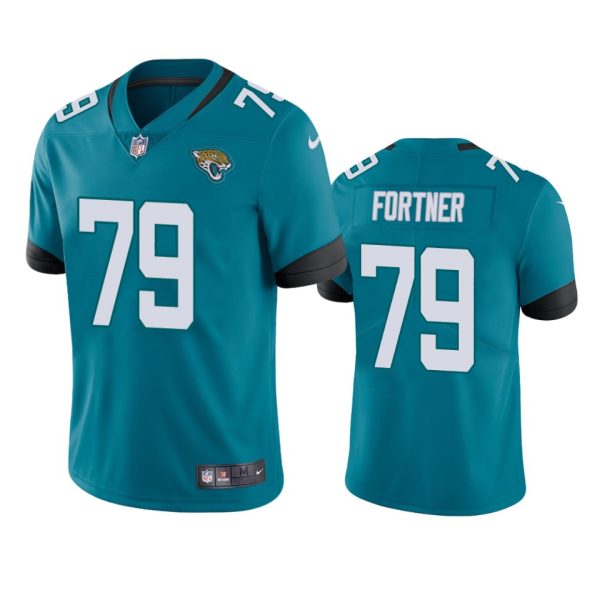 Luke Fortner Jacksonville Jaguars Teal Vapor Limited Jersey