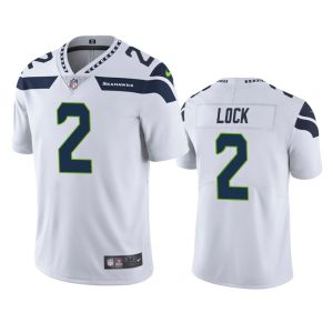 Drew Lock Seattle Seahawks White Vapor Limited Jersey