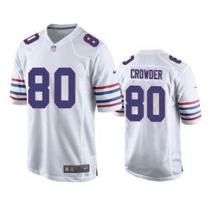 Jamison Crowder Buffalo Bills White Alternate Game Jersey