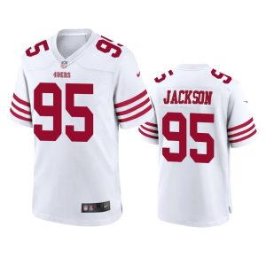 Drake Jackson San Francisco 49ers White Game Jersey